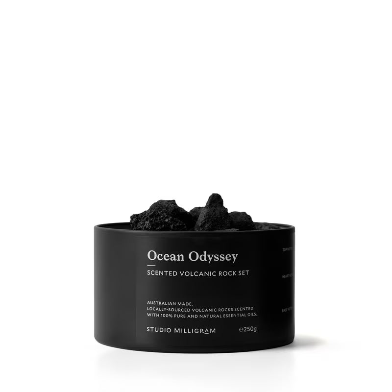 Studio Milligram - Scented Volcanic Rocks - Tin 300g - Ocean Odyssey