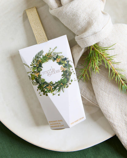 Myrtle & Moss - Bergamot Ornament - Green Wreath