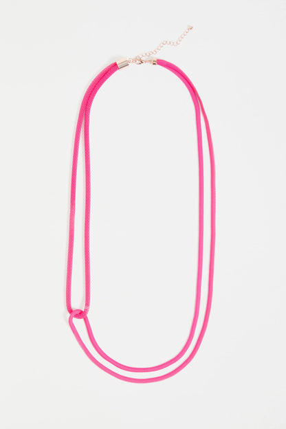 Elk The Label - Vanno Necklace - Hot Pink
