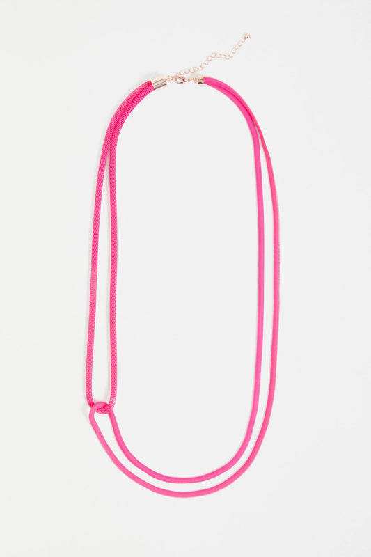 Elk The Label - Vanno Necklace - Hot Pink
