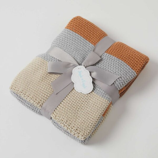 Jiggle & Giggle - Knitted Baby Blanket - Oslo