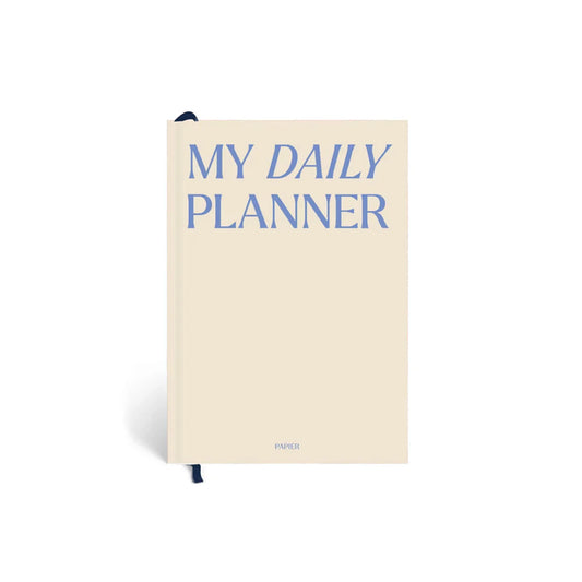 Papier - Wonder - Hardcover Notebook - A5 - Daily Planner - Cream