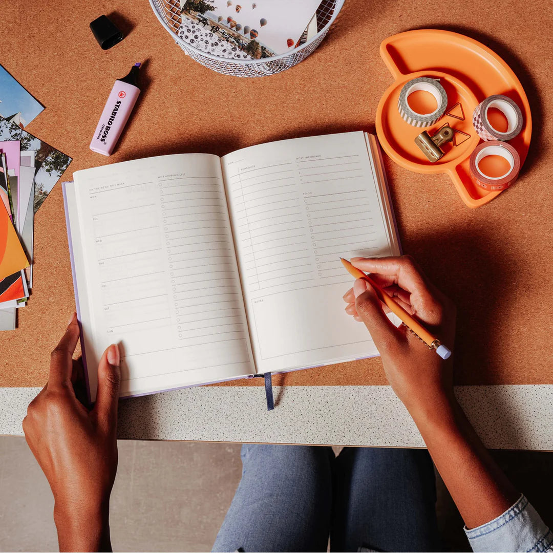 Papier - Wonder - Hardcover Notebook - A5 - Daily Planner - Cream