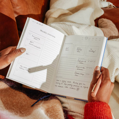 Papier - Wonder - Hardcover Notebook - A5 - Daily Planner - Cream