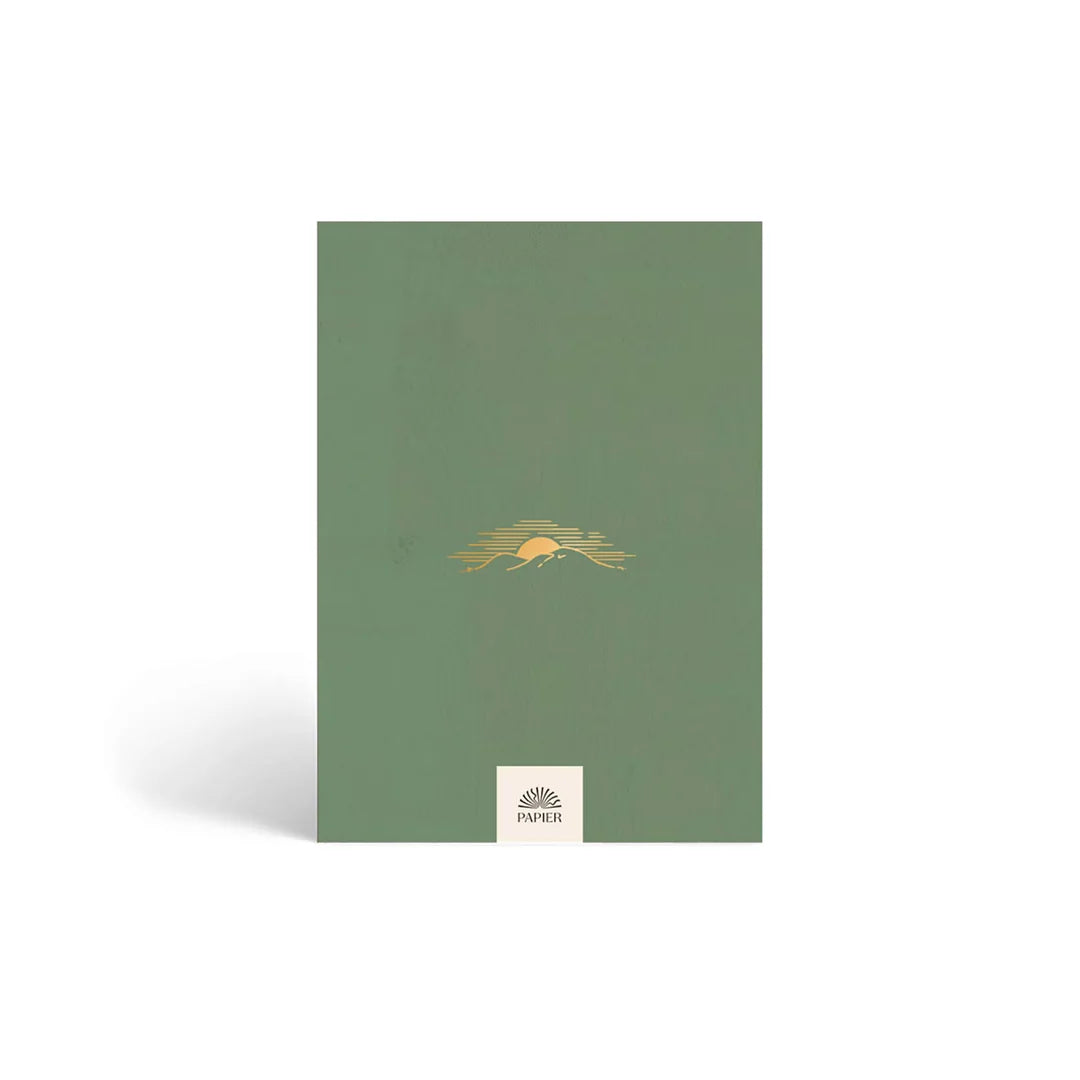 Papier - Hardcover Notebook - A5 - Gratitude Journal - Rising Sun