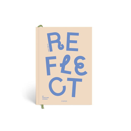 Papier - Hardcover Notebook - A5 - Gratitude Journal - Reflect