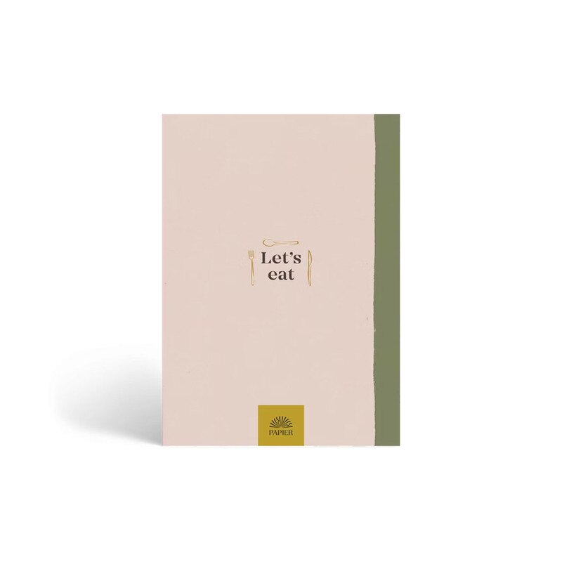 Papier - Hardcover Notebook - A5 - Recipe Journal - Vegable Medley