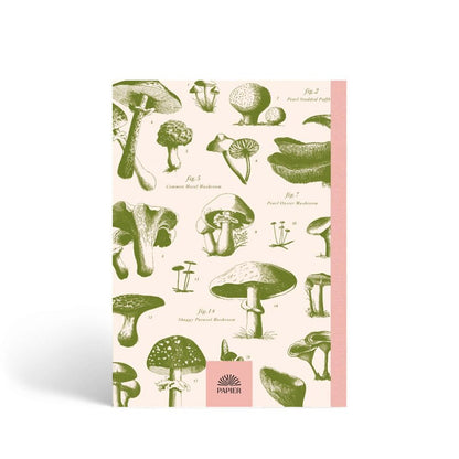 Papier - Hardcover Notebook - A5 - Recipe Journal - Mushroom