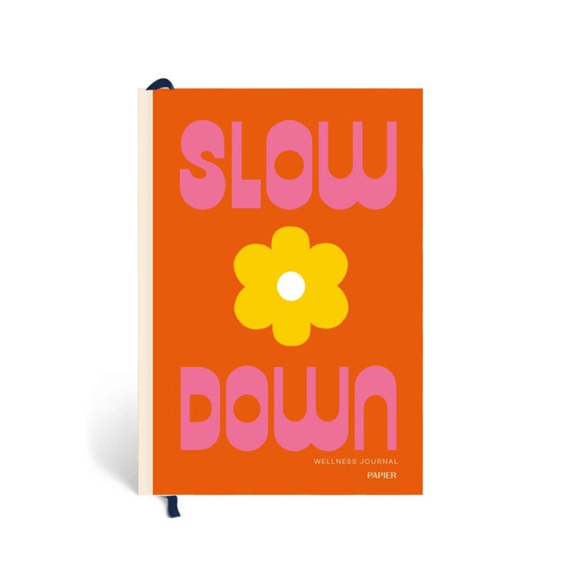 Papier - Hardcover Notebook - A5 - Wellness Journal - Slow Down