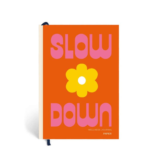 Papier - Hardcover Notebook - A5 - Wellness Journal - Slow Down
