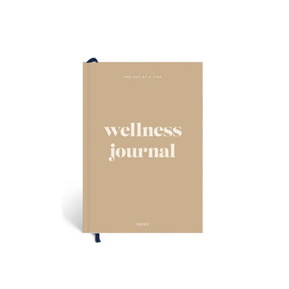Papier - Hardcover Notebook - A5 - Wellness Journal - Joy - Sandstone