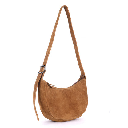 Rugged Hide - Tulip Shoulder Bag - Caramel