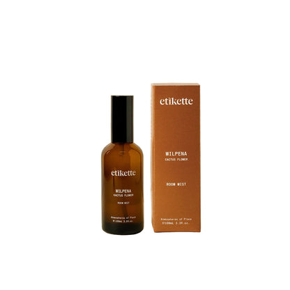 Etikette - Room Mist - 100ml - Wilpena In Cactus Flower