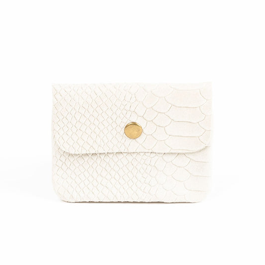 Maison Fanli - Snake Coin Purse - Cream