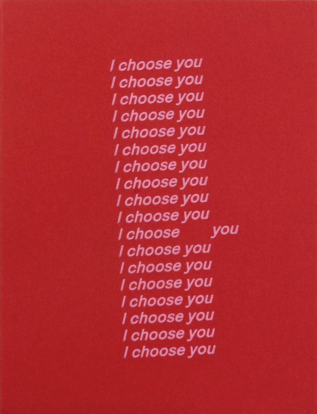 Short Talk - I Choose You - Greeting Card