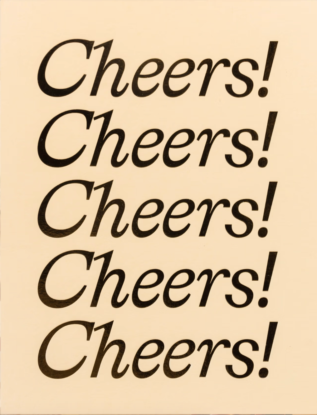 Short Talk - Cheers - Greeting Card
