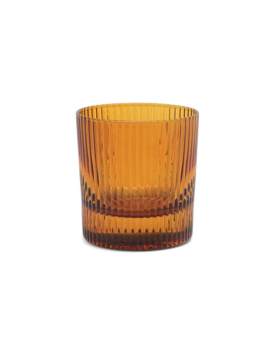 Designworks Collective - The Scout Lowball Glass - Set Of 2 - Amber