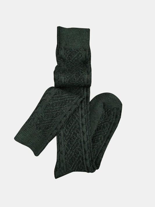 Tightology - Merino Wool Socks - Vintage- Green - One Size