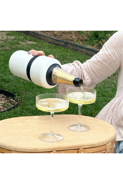 Huski Wine Cooler White – Tempted Kensington - Main Image