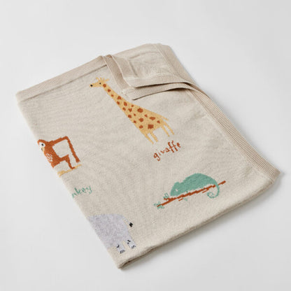 Jiggle & Giggle - Knitted Baby Blanket - Zambezi