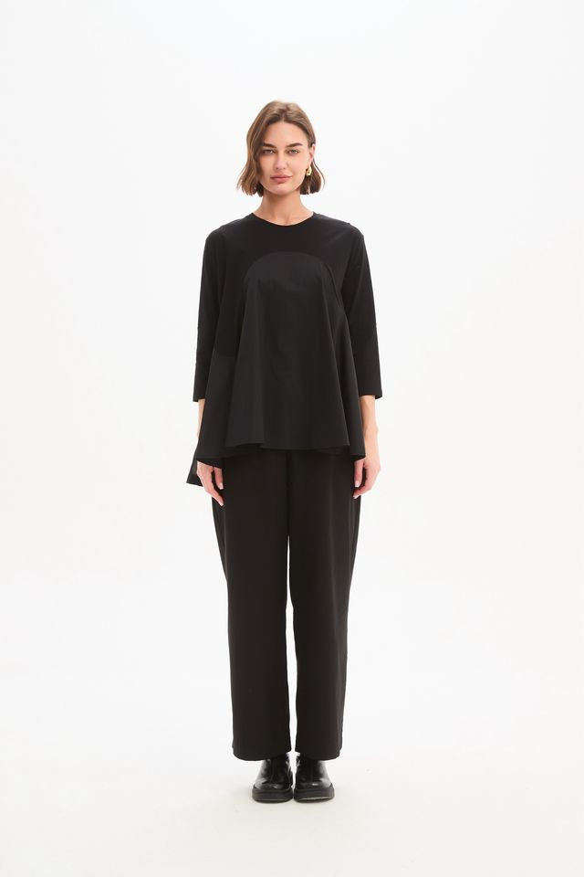 Tirelli - Arc Seam Combi Top - Black