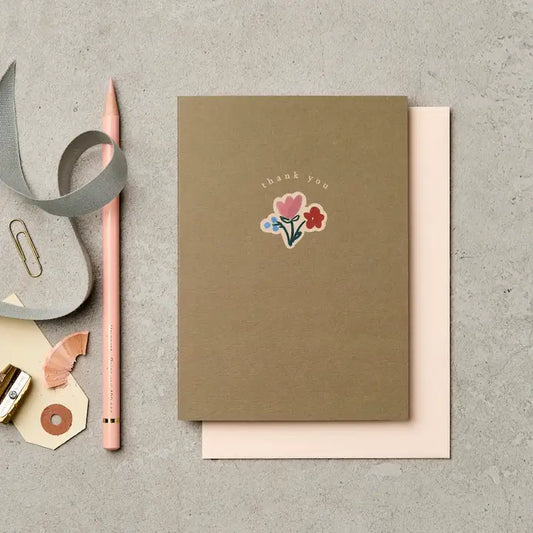 Katie Leamon - Thank You Posy - Greeting Card