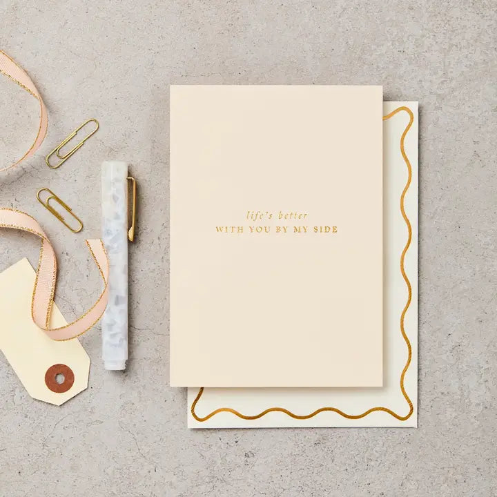 Katie Leamon - Life's Better With You By My Side - Greeting Card