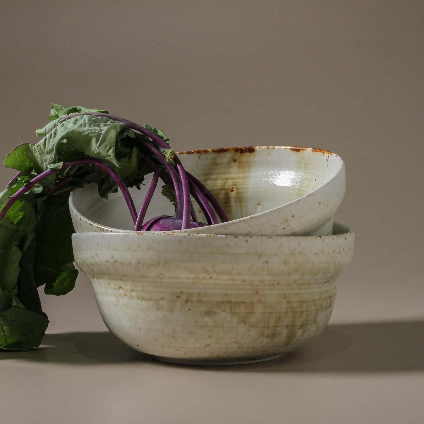 Indigo Love Collectors - Suiki Large Serving Bowl - White