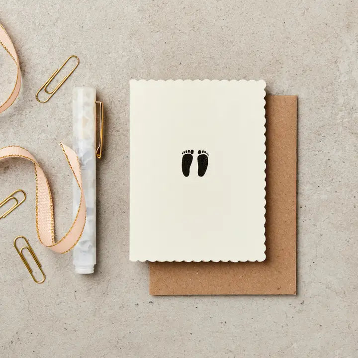 Katie Leamon - Baby Feet - A7 - Greeting Card