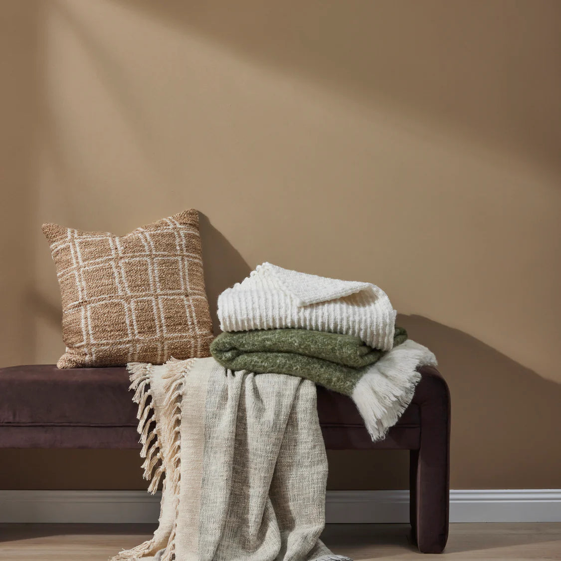 Amalfi - Lenny Throw - 180 X 130 Grey
