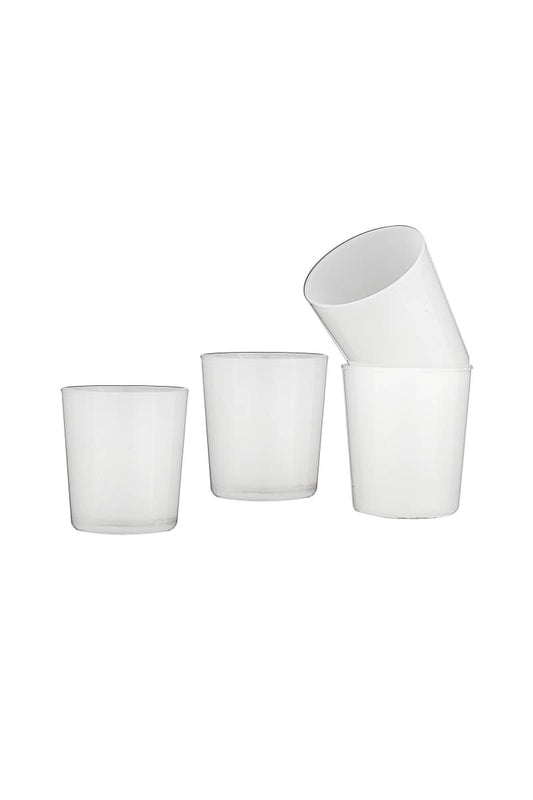 Alta - Stackable Glass Set Of 4 - White