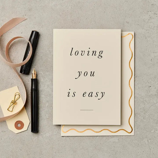 Katie Leamon - Loving You Is Easy - Greeting Card