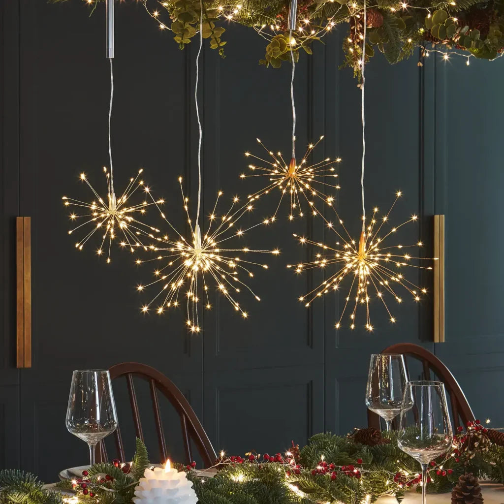 Lumina Of London - Hanging Starburst Light - Copper