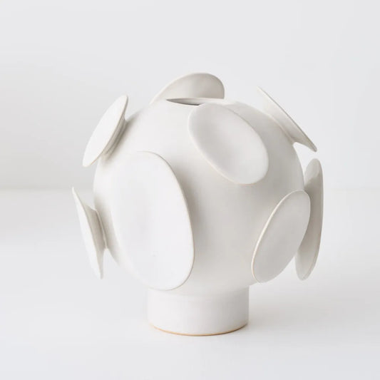 Olavo Vase - White - 24cmh X 24cmd