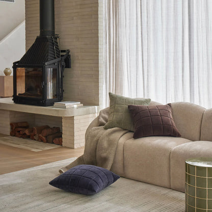 Amalfi - Avalon Stitch Throw - 130x180cm - Natural