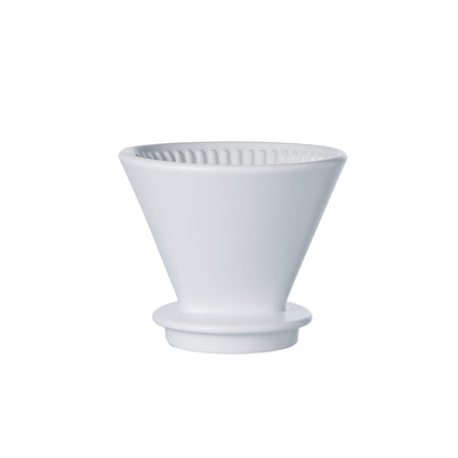 Leaf & Bean - Ceramic Coffee Jug & Filter Set - 900ml - White