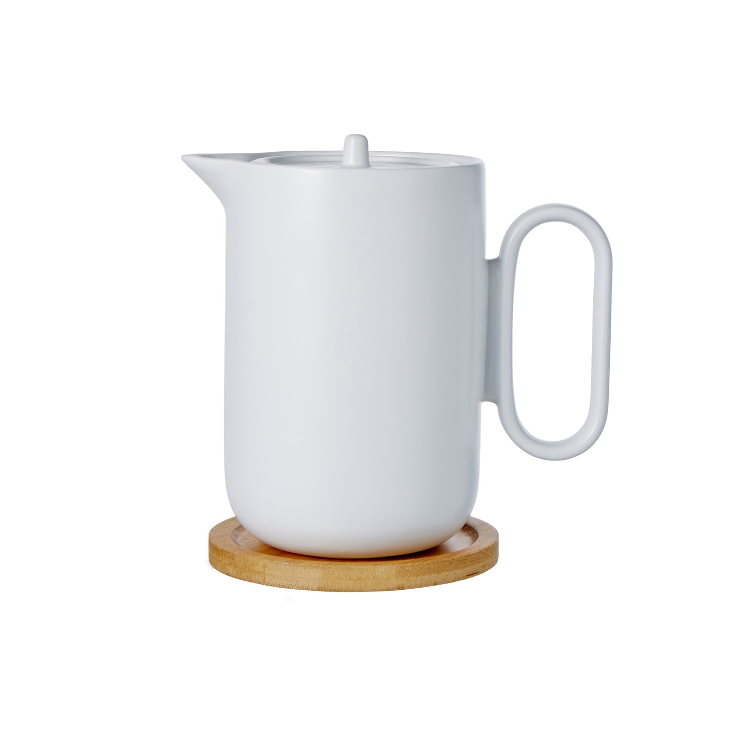Leaf & Bean - Ceramic Coffee Jug & Filter Set - 900ml - White