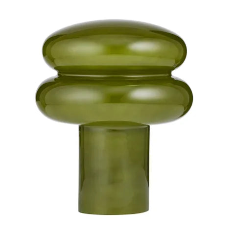 Coast To Coast Home - Marc Glass Lamp - 20 X 24cm - Olive