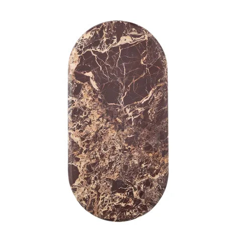 Assemble - Ohio Marble Tray - 20 X 40cm - Claret