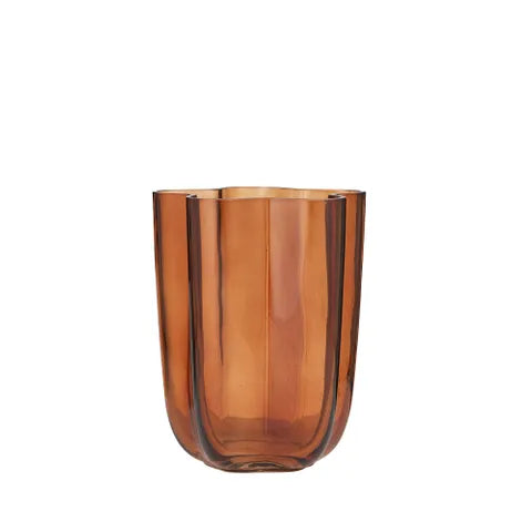 Coast To Coast - Miranda Glass Vase - Cocoa