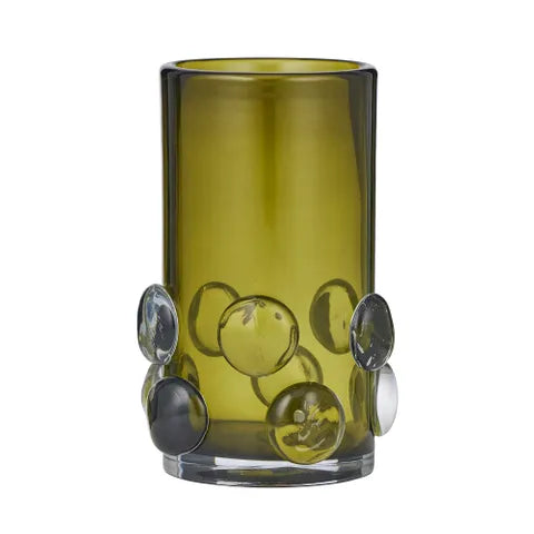Coast To Coast Home - Sterling Glass Vase - Olive