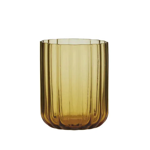 Casa - Hazel Glass Tumbler - Amber