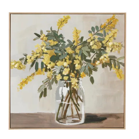 Casa - Wattle Print Canvas