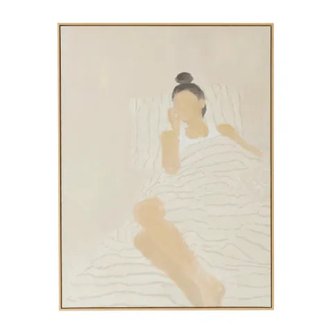 Casa - Monique Oil Canvas - Ash Frame