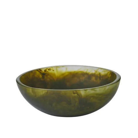 Casa - Kip Resin Small Bowl - 10x3.5cm - Pesto