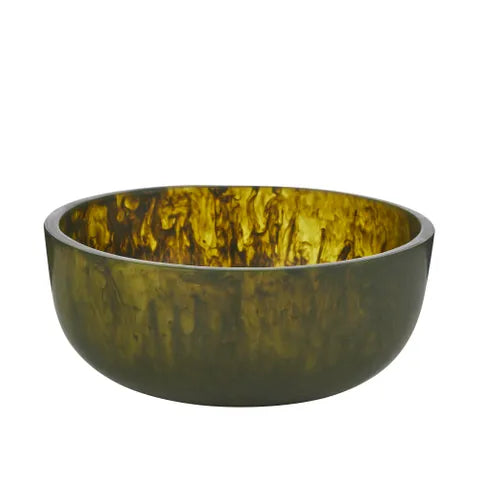 Assemble - Kip Resin Salad Bowl - 24x10cm - Pesto