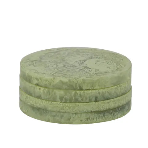 Assemble - Kip Resin Coasters (set/4) - Pistachio