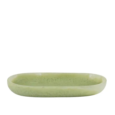 Assemble - Kip Resin Oval Tray - 25.5x14cm - Pistachio