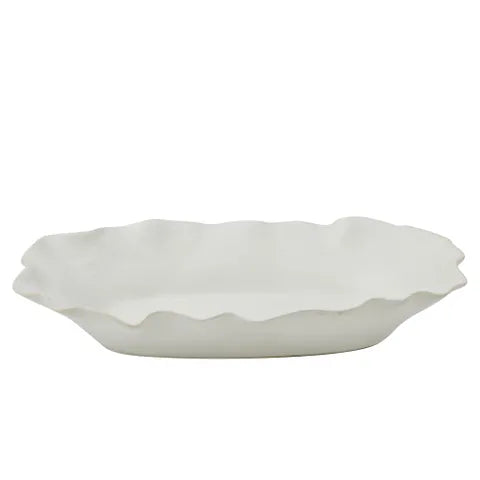 Assemble - Verity Ceramic Shallow Bowl - Natural