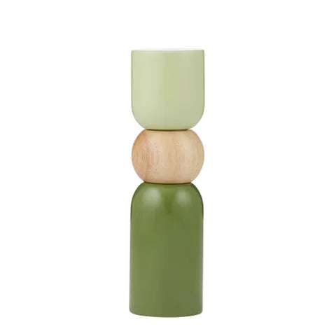 Assemble - Pisces Wood Grinder - Salt/pepper -green